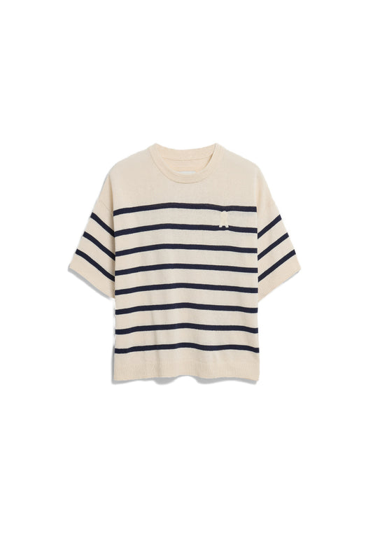 Stripe Linen Blend Sweater