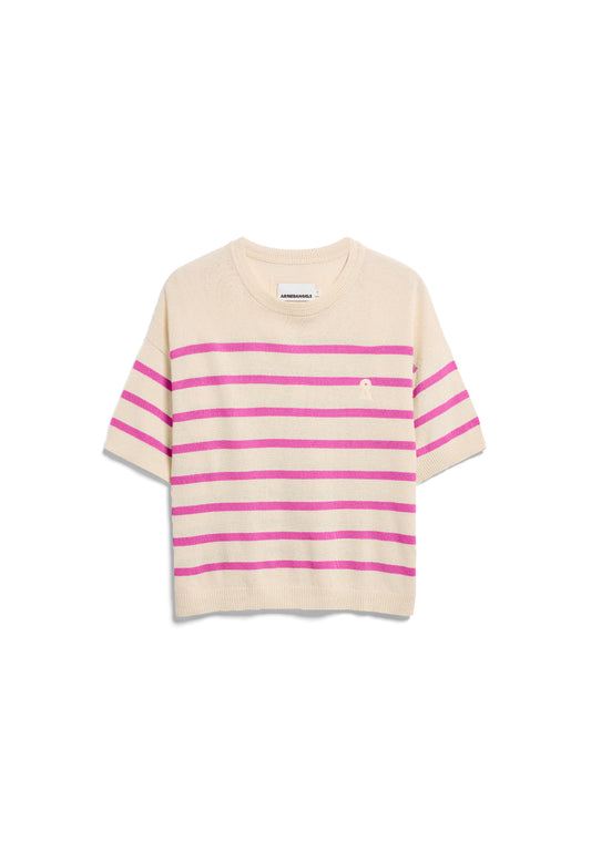 Stripe Linen Blend Sweater