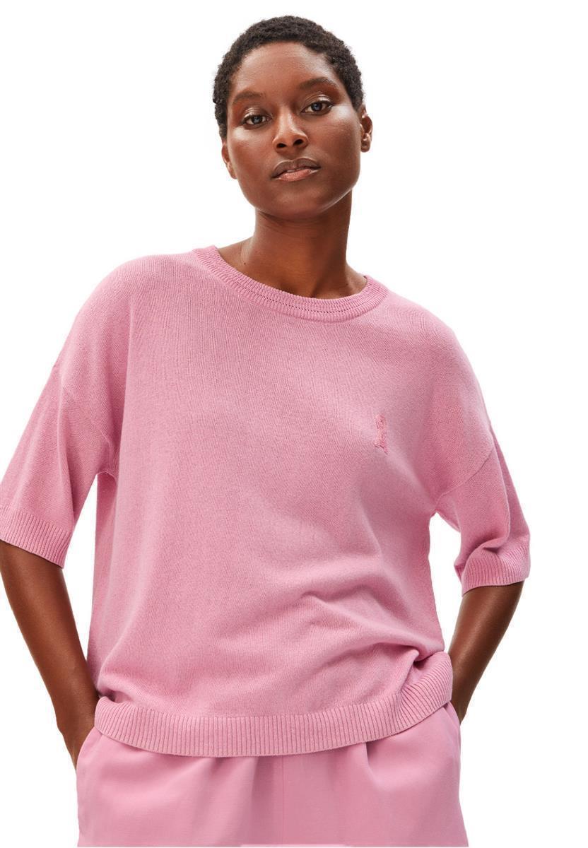 S Sl Linen Blend Knit Sweater