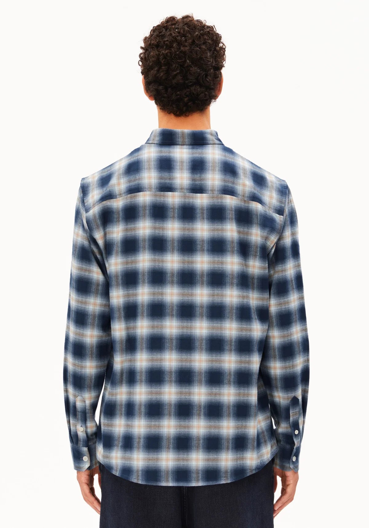 Cotton Check Longsleeve Shirt
