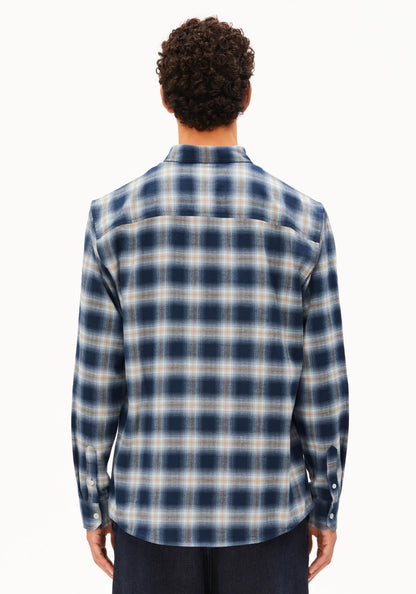 Cotton Check Longsleeve Shirt