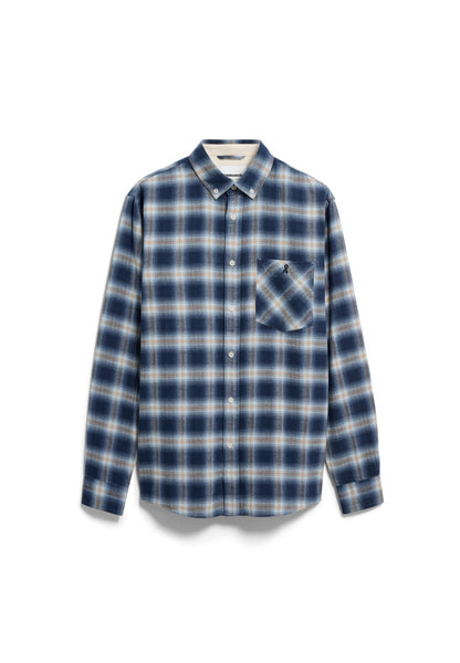 Cotton Check Longsleeve Shirt