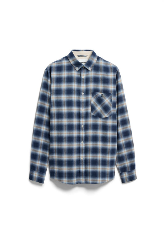 Cotton Check Longsleeve Shirt
