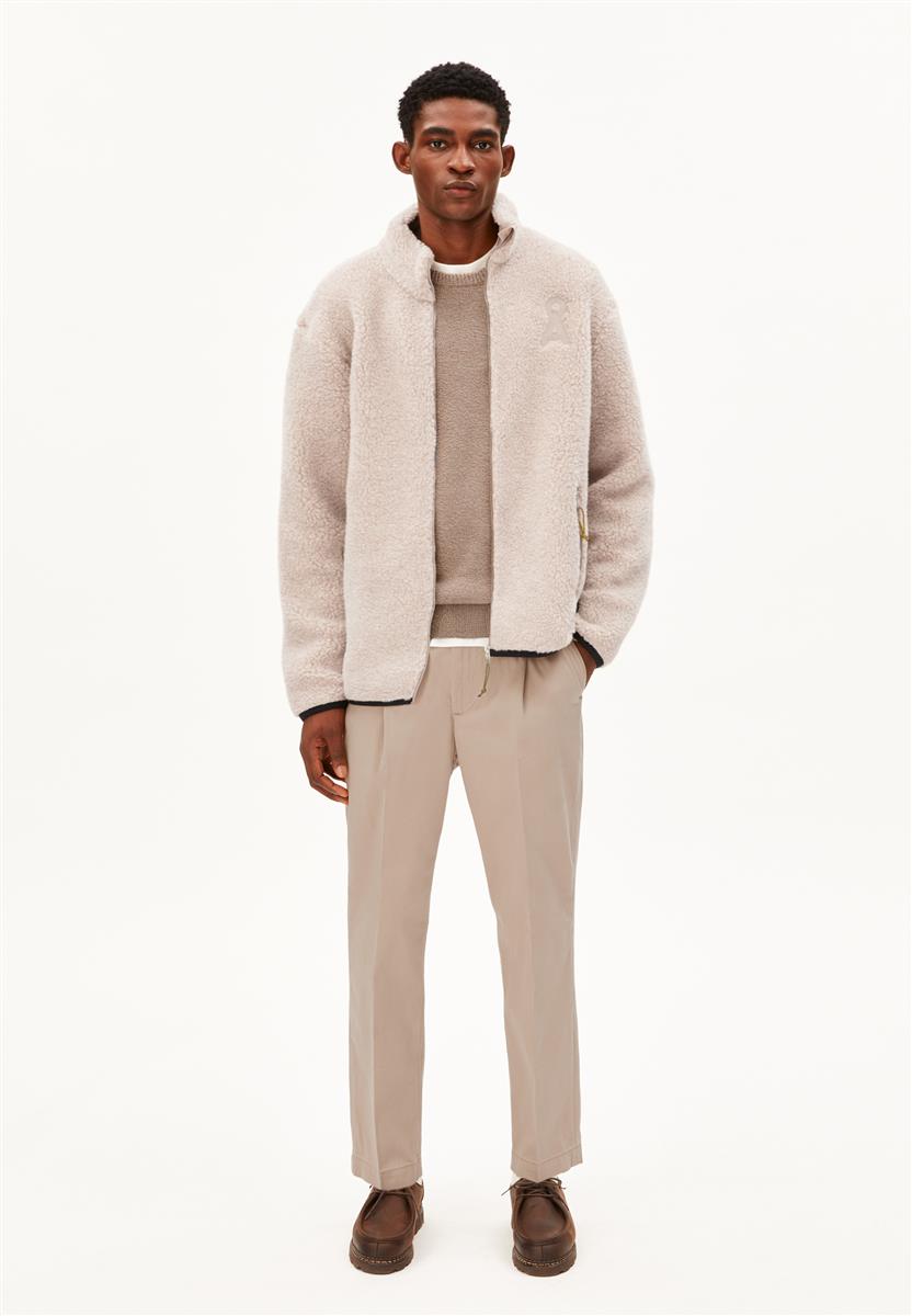 Wool Blend Fleece Jacket