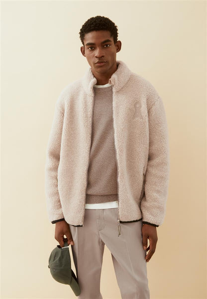 Wool Blend Fleece Jacket