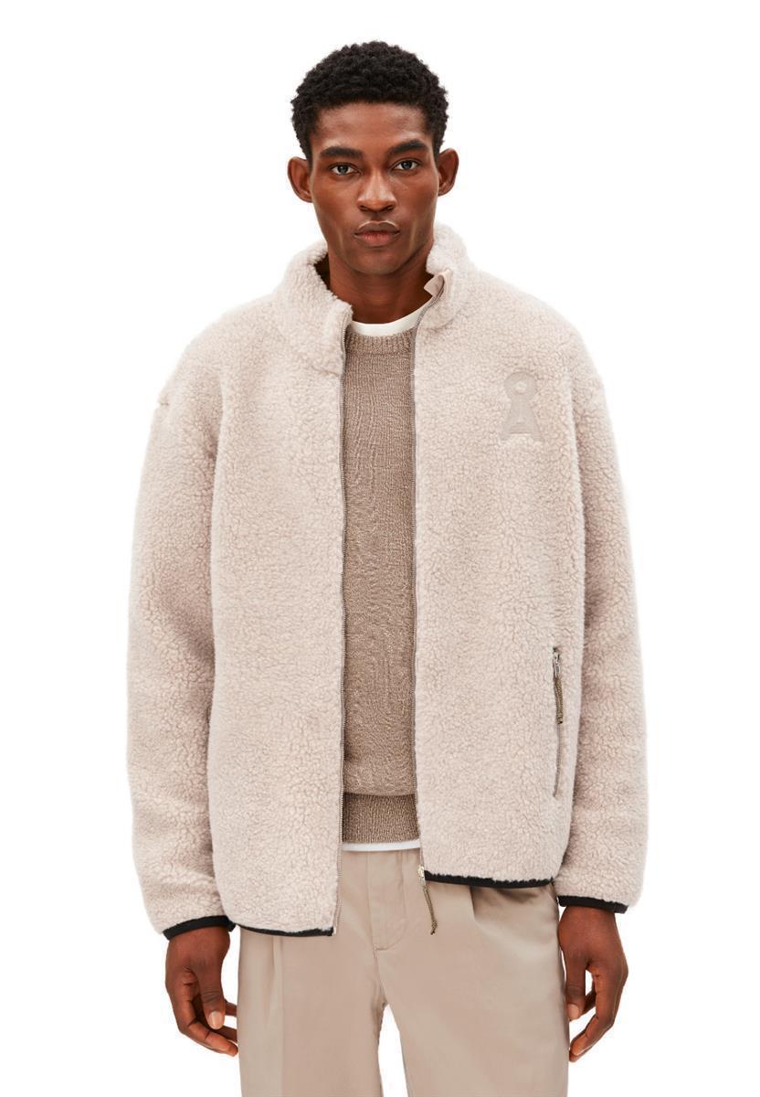 Wool Blend Fleece Jacket