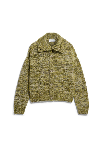 Mouliné Brushed Knit Cardigan