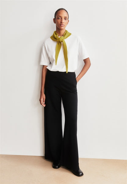 Basic Jersey Wide Leg Pant