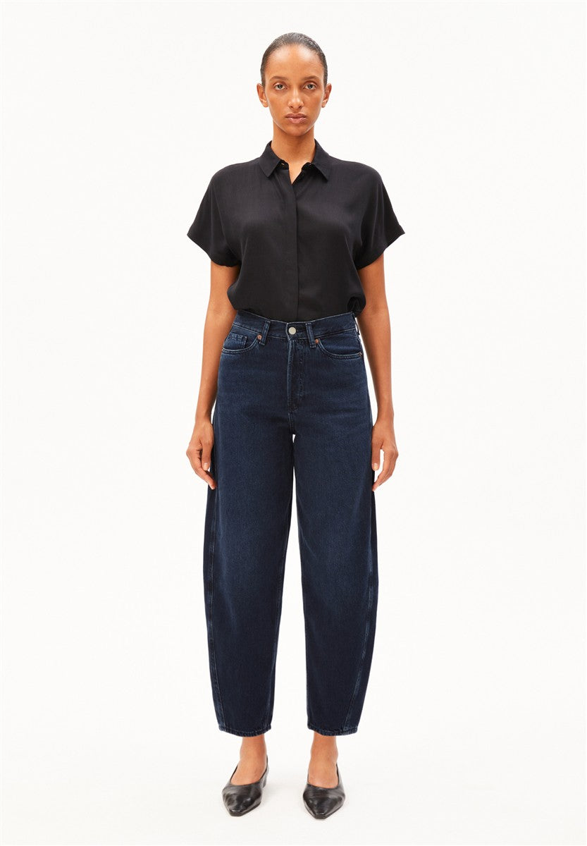 Baarly High Waist Barrel Jean