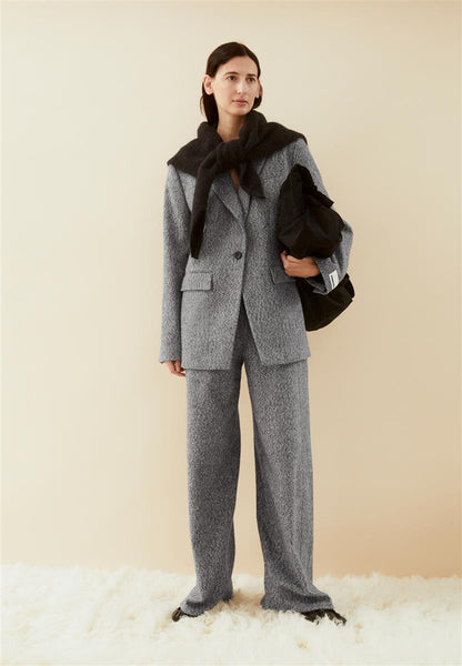Tweed Barrel Pant