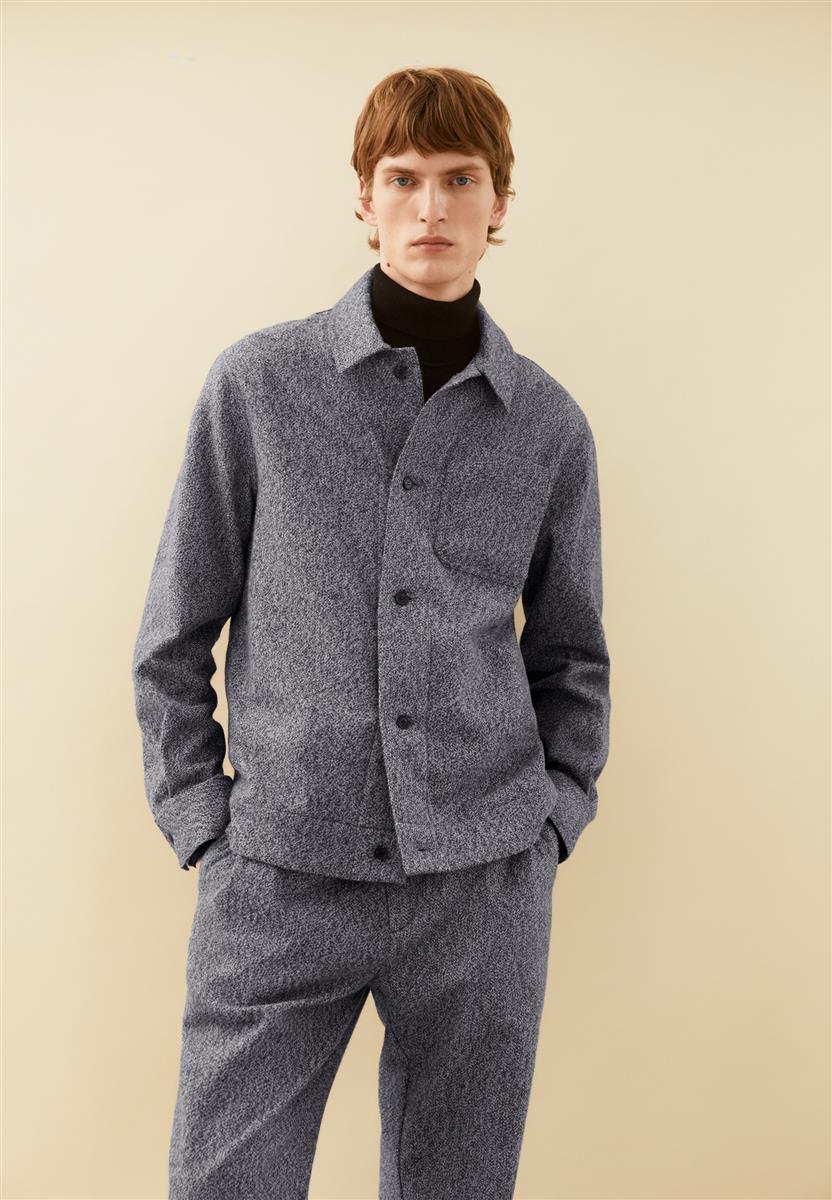 Tweed Overshirt Jacket