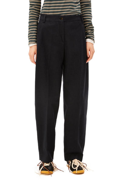 Herringbone Barrel Leg Pant