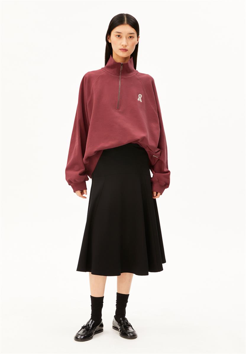 Punto Flared Midi Skirt