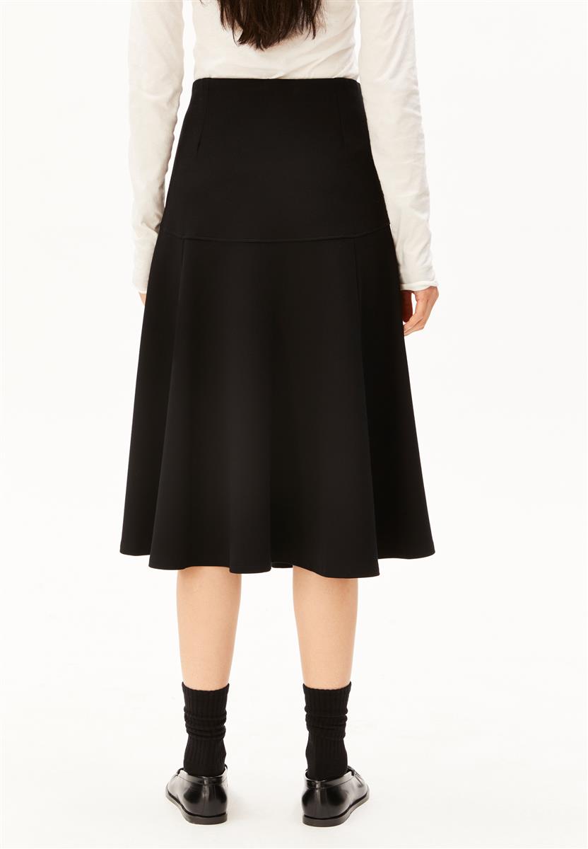 Punto Flared Midi Skirt