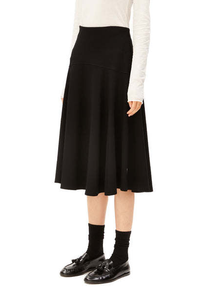 Punto Flared Midi Skirt