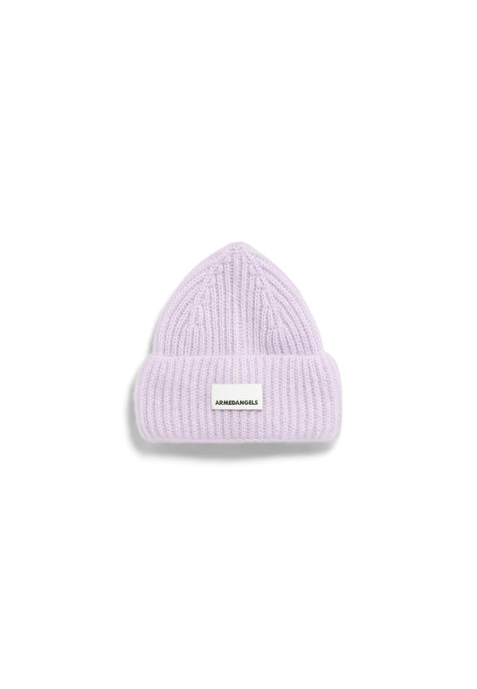 Mohair Blend Knit Hat W