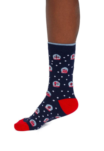 Christmas Snowglobe Socks