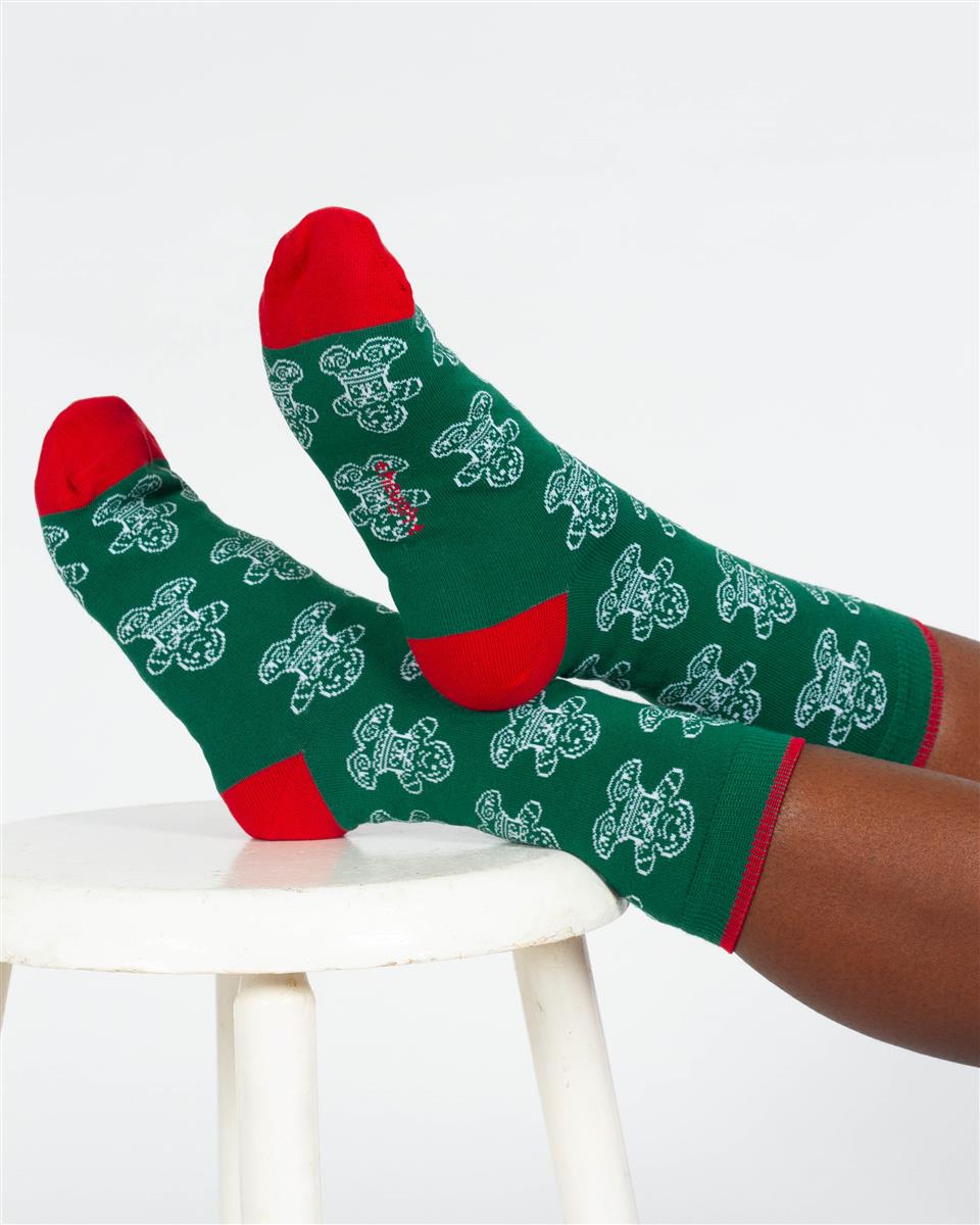 Christmas Gingerbread Socks