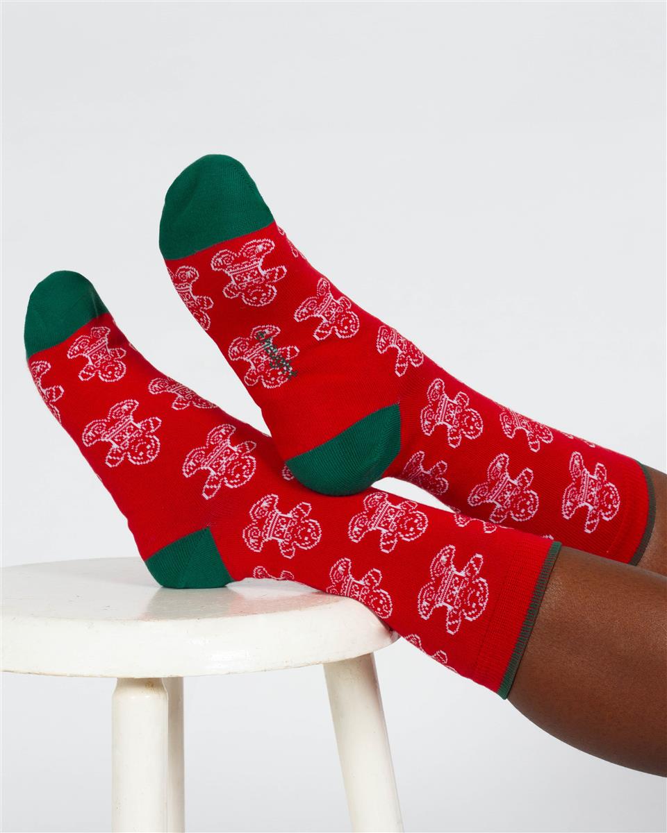 Christmas Gingerbread Socks