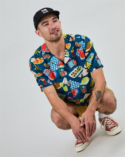 Chiringuito Aloha Shirt Blue