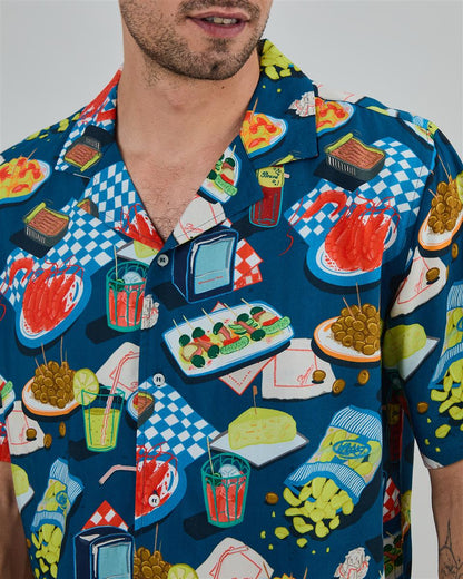 Chiringuito Aloha Shirt Blue