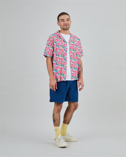 Peanuts Gelato Aloha Shirt Blue