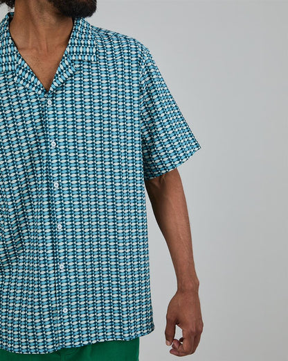 Sardinas Aloha Shirt Blue