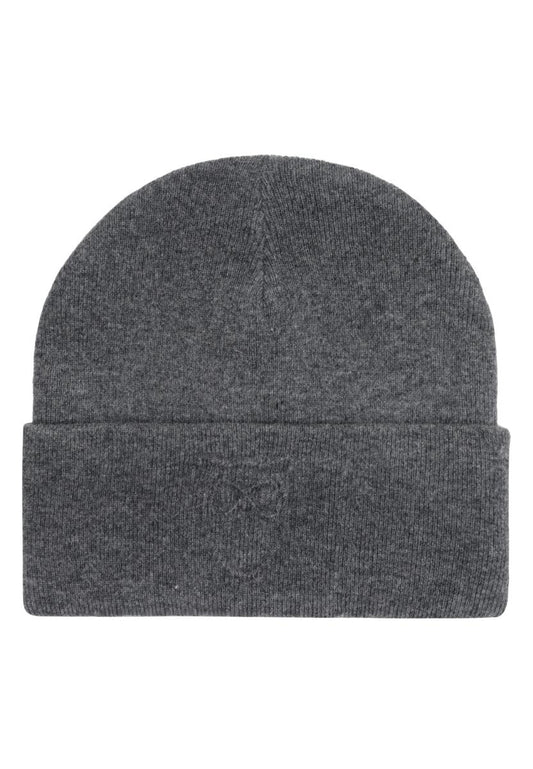 Lambswool Logo Embossed Beanie