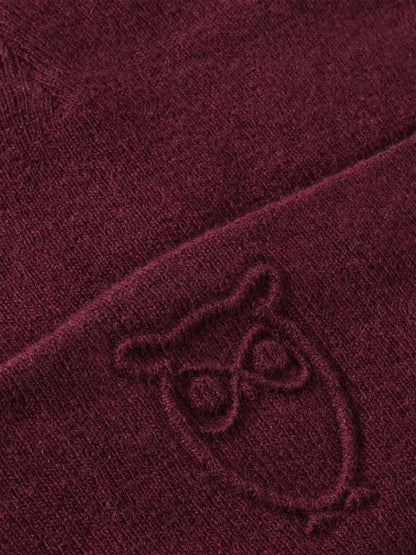 Lambswool Logo Embossed Beanie