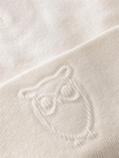 Lambswool Logo Embossed Beanie