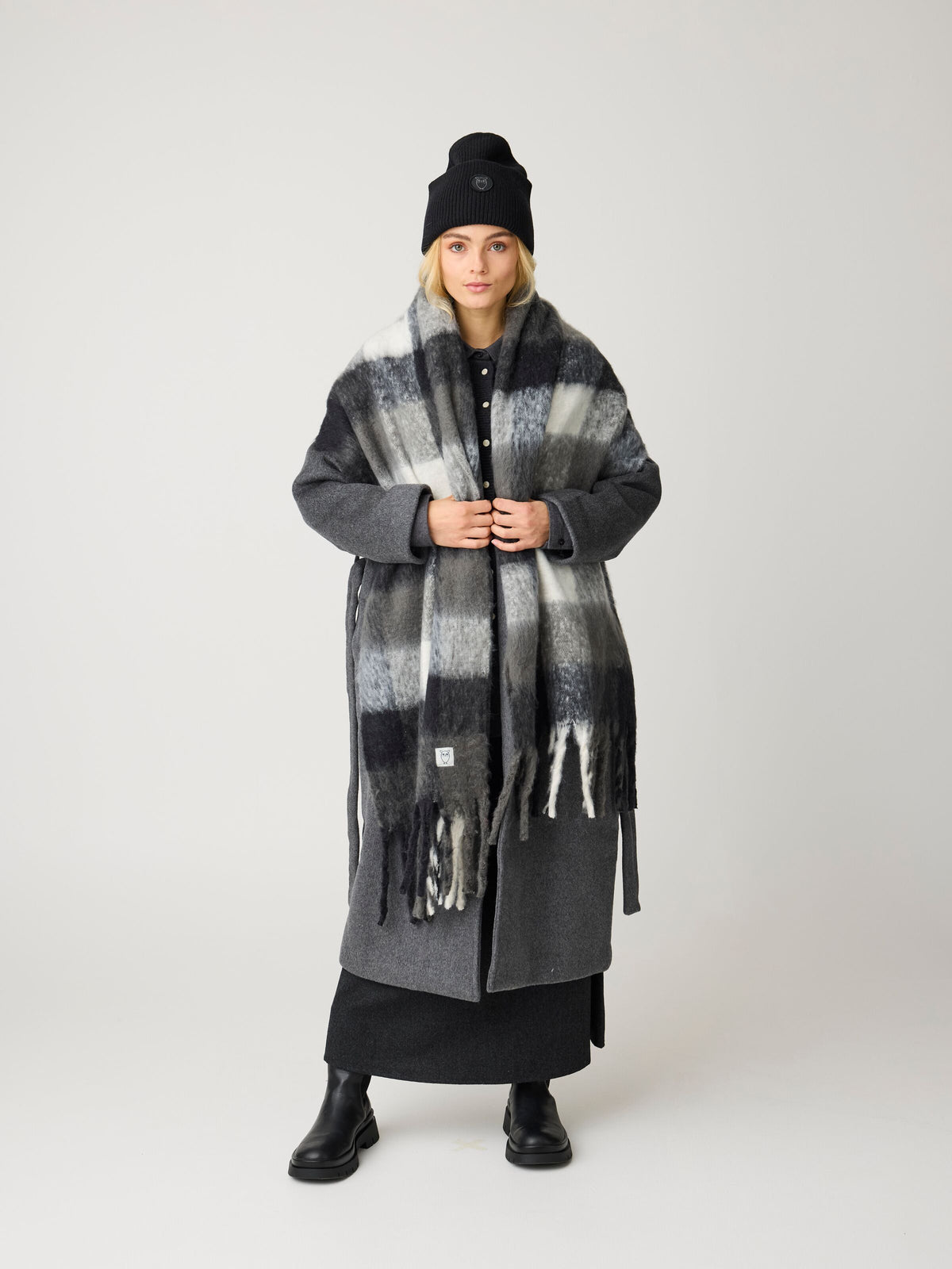 Checked Scarf