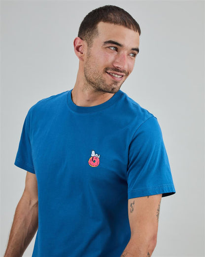 Peanuts Donuts T-Shirt Blue