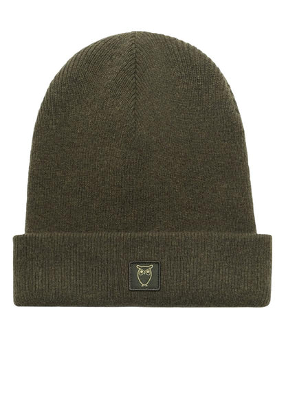 LEAF organic wool beanie