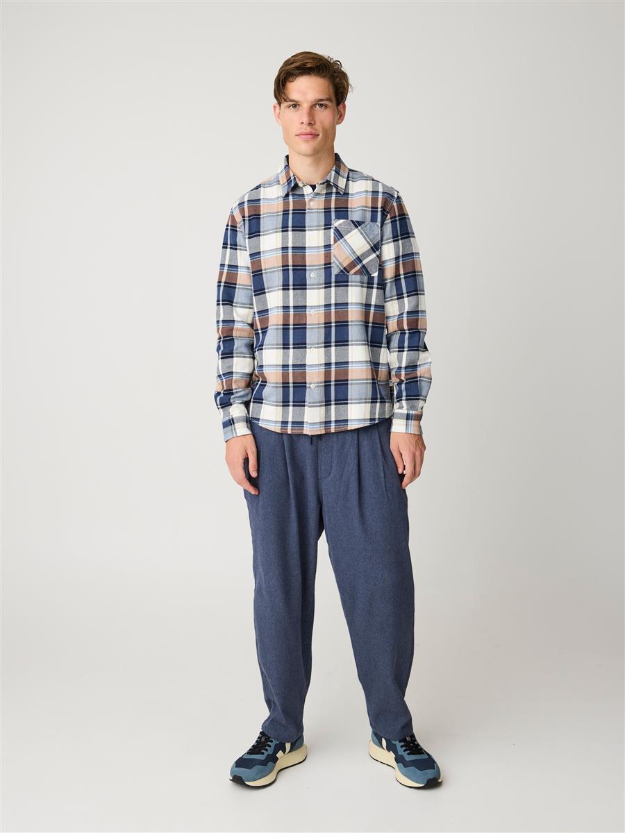Organic Cotton Multi Checked Flannel Shirt