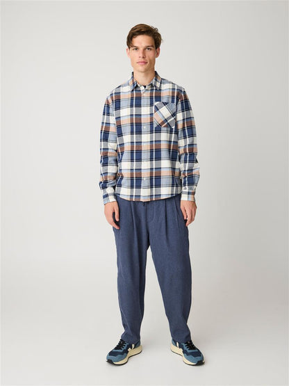 Organic Cotton Multi Checked Flannel Shirt