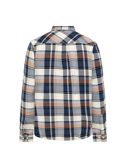 Organic Cotton Multi Checked Flannel Shirt