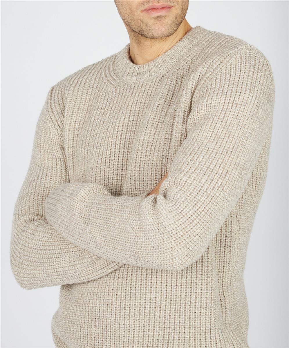 Crosshaven Ribbed Crew Neck Sweater