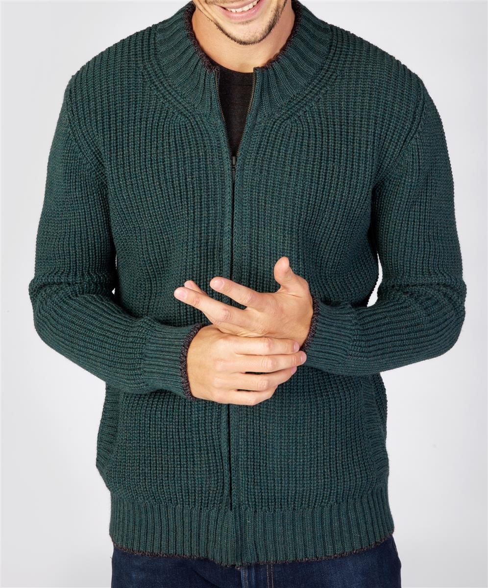 Rockbrook Zipped Ribbed Cardigan