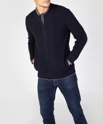 Rockbrook Zipped Ribbed Cardigan