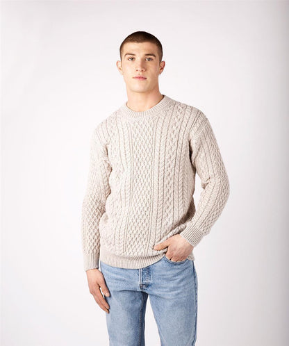 Cuileann Aran Crew Neck Sweater
