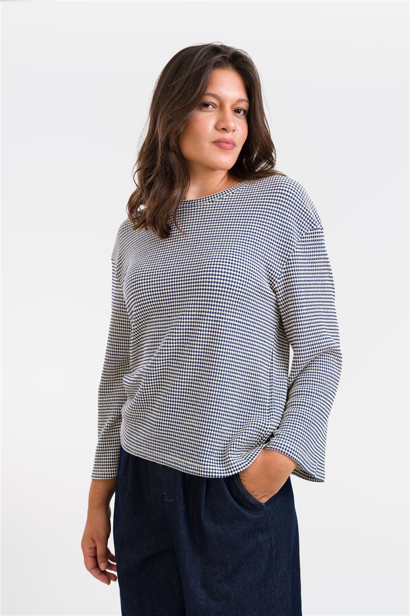 Cherry Oversized Top Double Dot