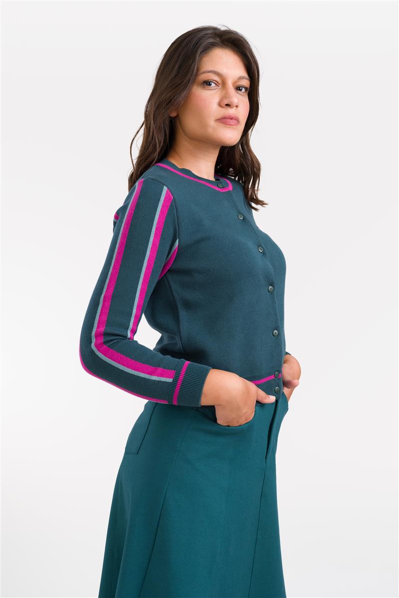 Cardigan Jade Line Knitwear