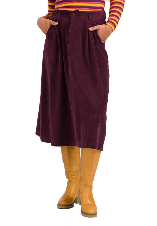 Isla Skirt Rib Velour