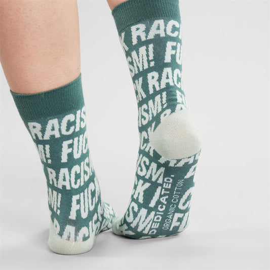 Socks Sigtuna Fuck Racism Pattern - Marlowe nature