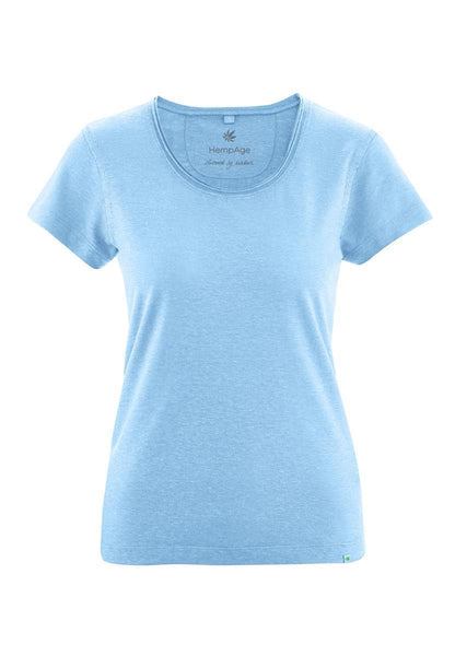 T-Shirt With Rolling Collar