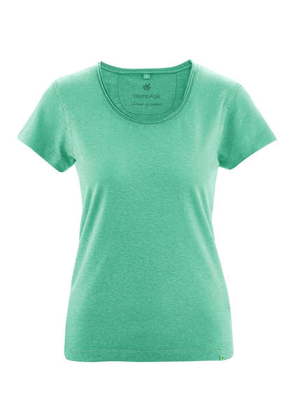 T-Shirt With Rolling Collar