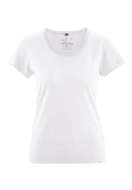 T-Shirt With Rolling Collar
