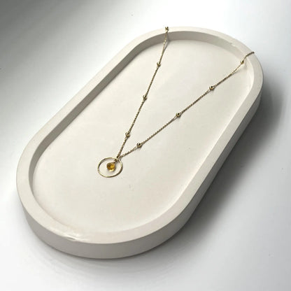 Necklace Gold Circle