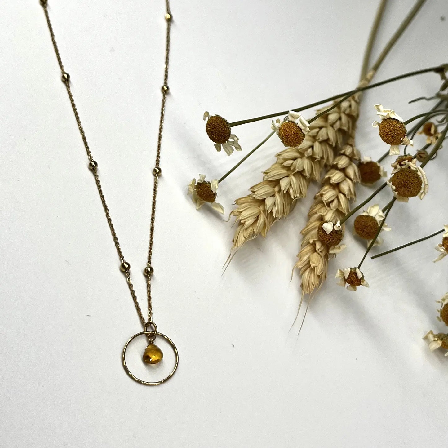 Necklace Gold Circle