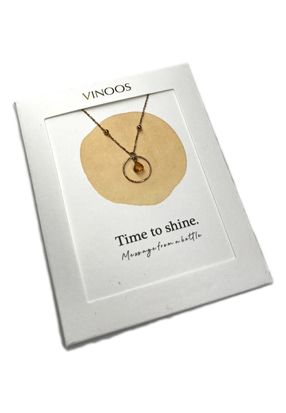 Necklace Gold Circle